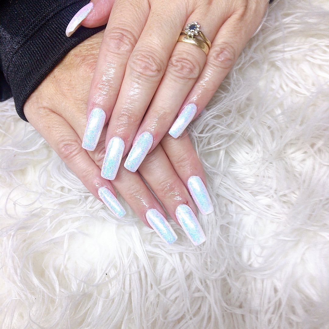 15 white nail styles design for you in winter you must try