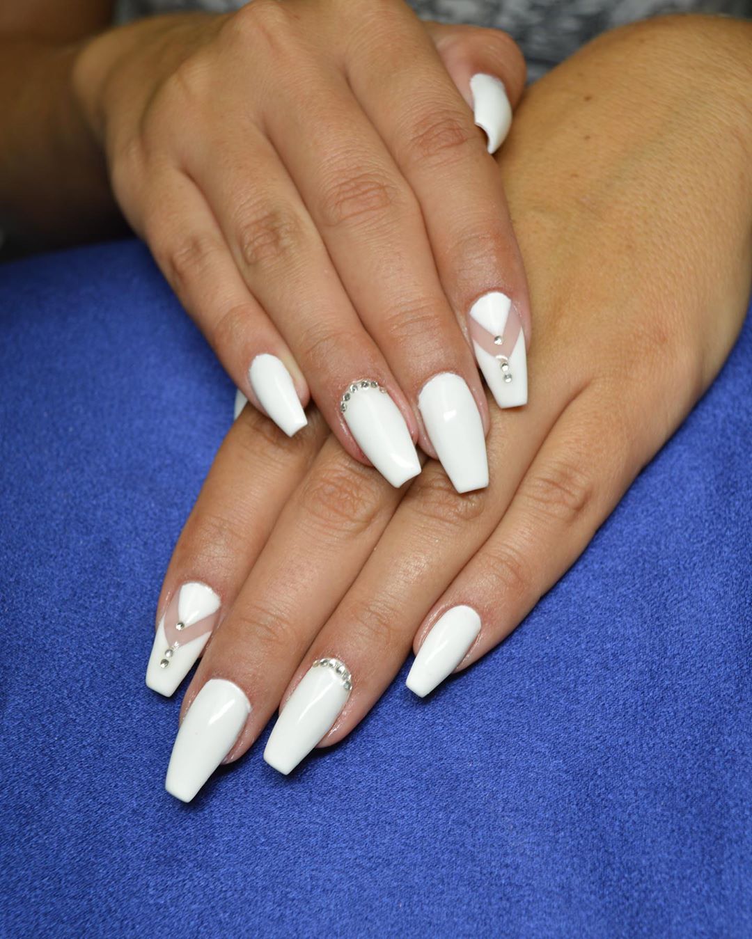 15 white nail styles design for you in winter you must try