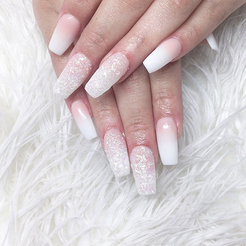 15 white nail styles design for you in winter you must try