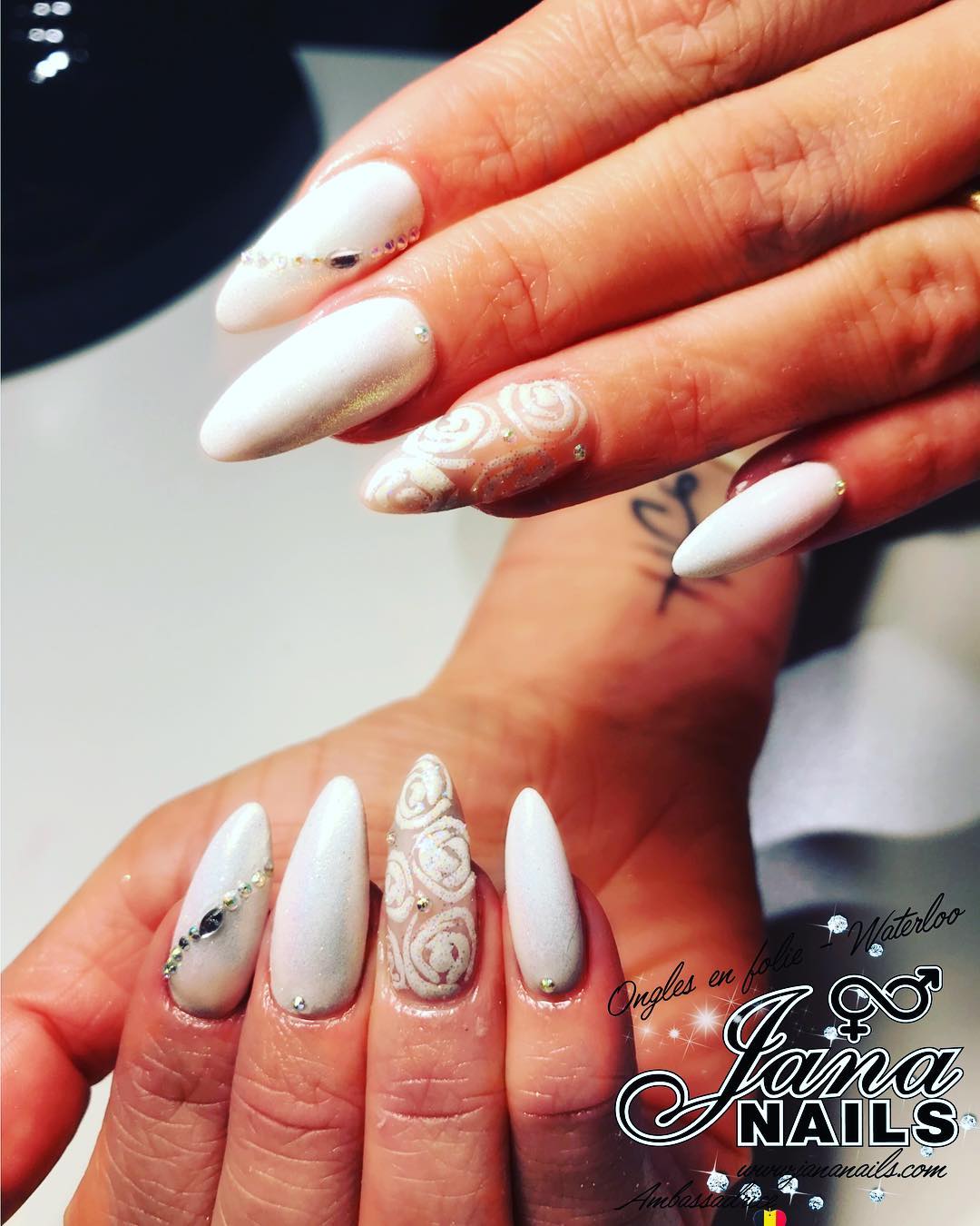 15 white nail styles design for you in winter you must try