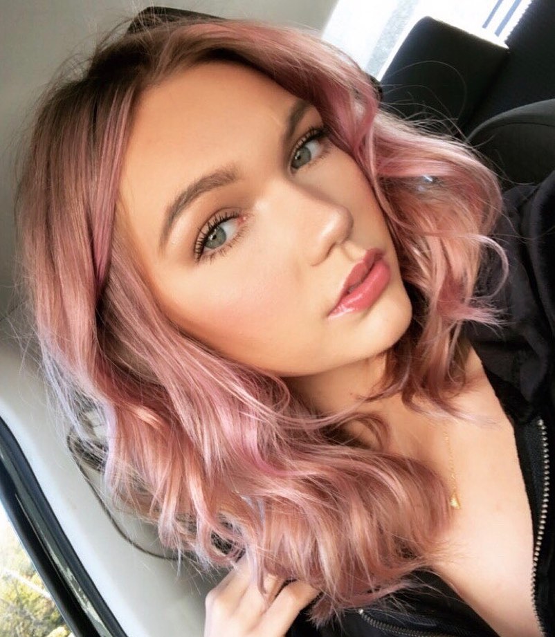 20 trendy long ombre rose gold color hair you can try in autumn and winter