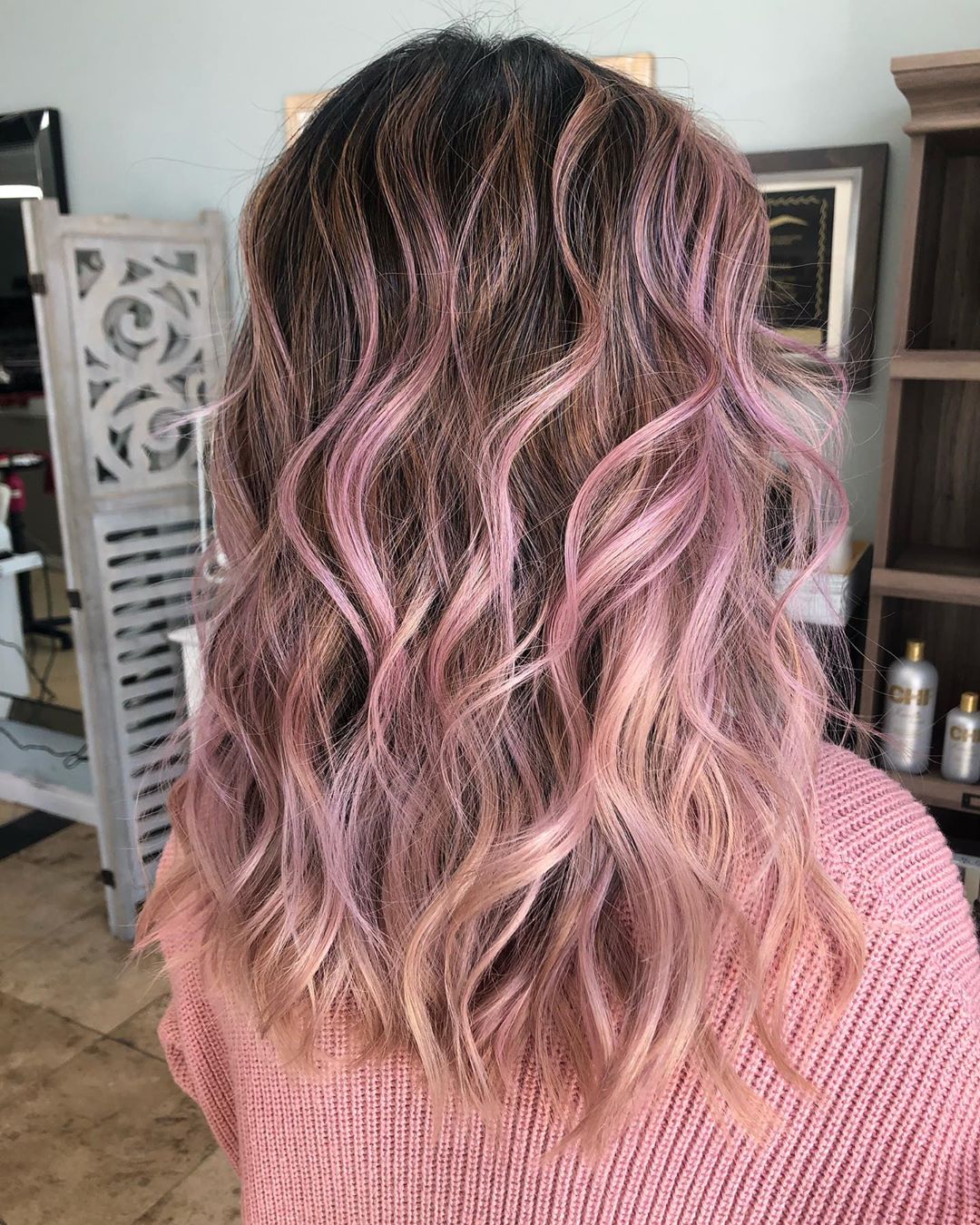 20 trendy long ombre rose gold color hair you can try in autumn and winter