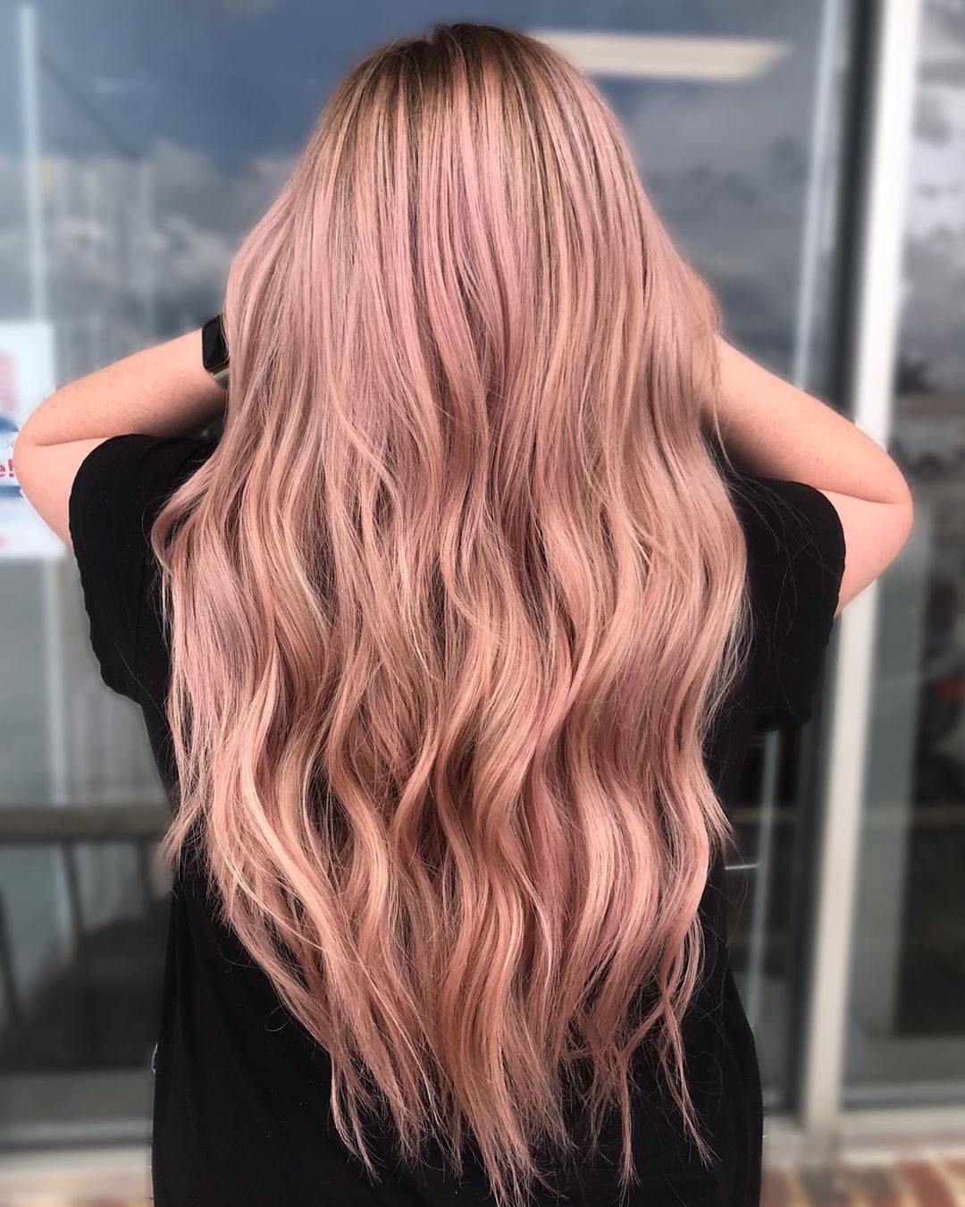 20 trendy long ombre rose gold color hair you can try in autumn and winter