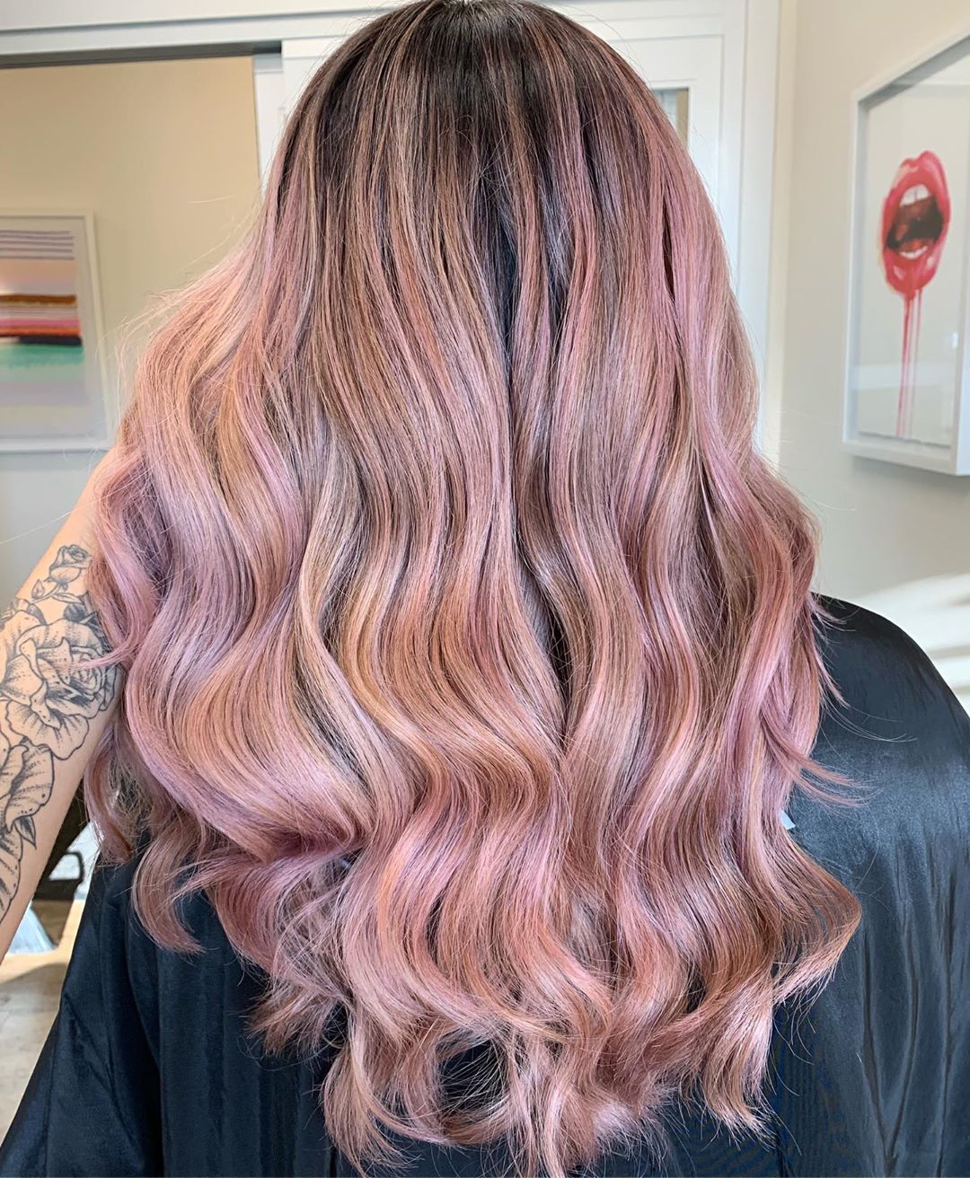 20 trendy long ombre rose gold color hair you can try in autumn and winter