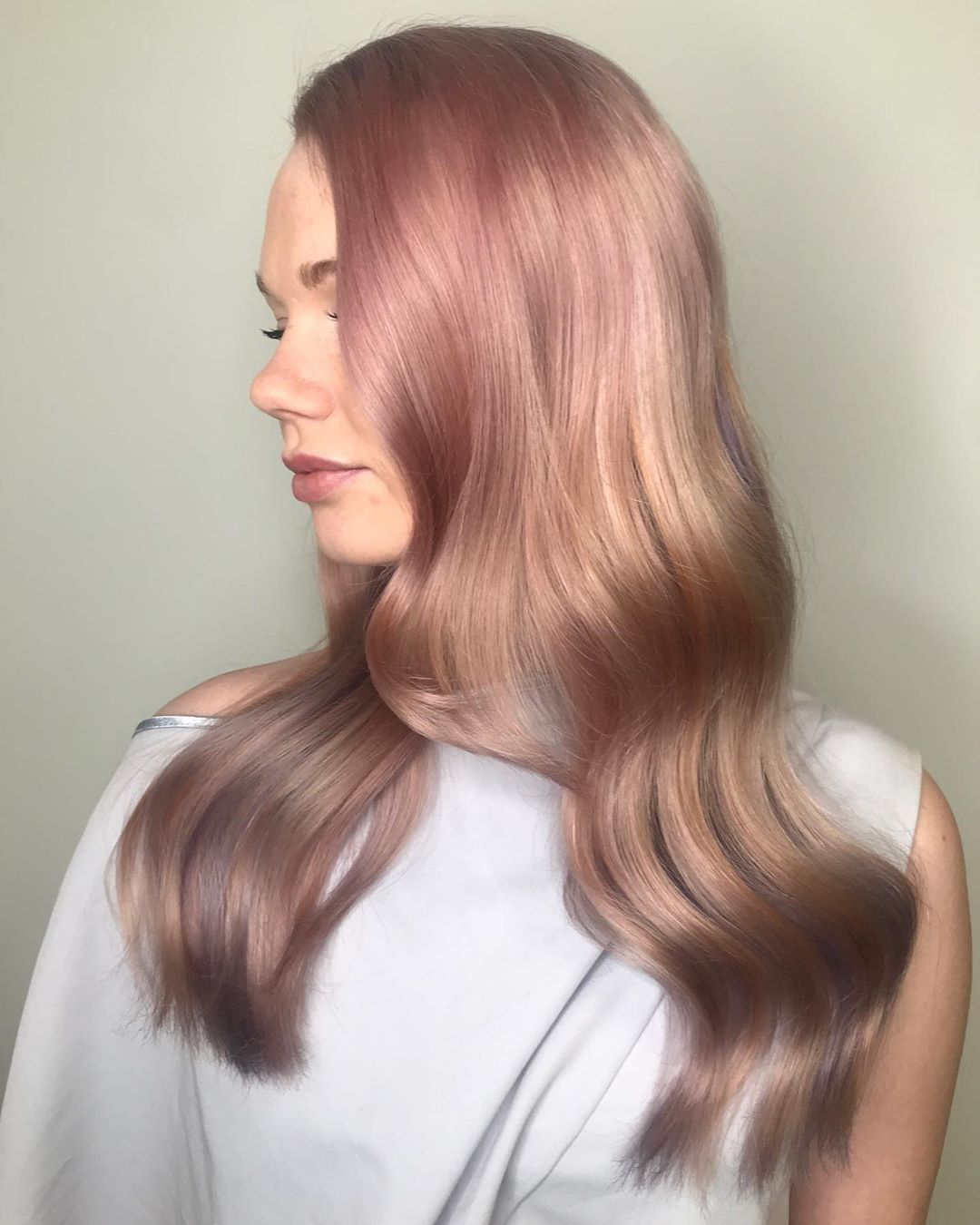 20 trendy long ombre rose gold color hair you can try in autumn and winter