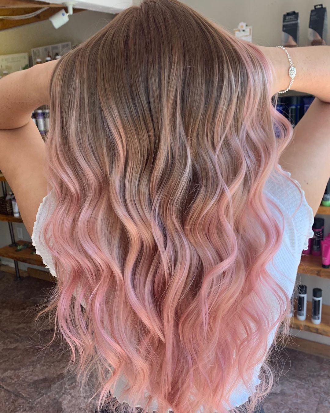 20 trendy long ombre rose gold color hair you can try in autumn and winter