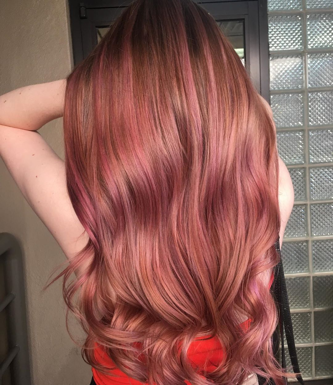 20 trendy long ombre rose gold color hair you can try in autumn and winter