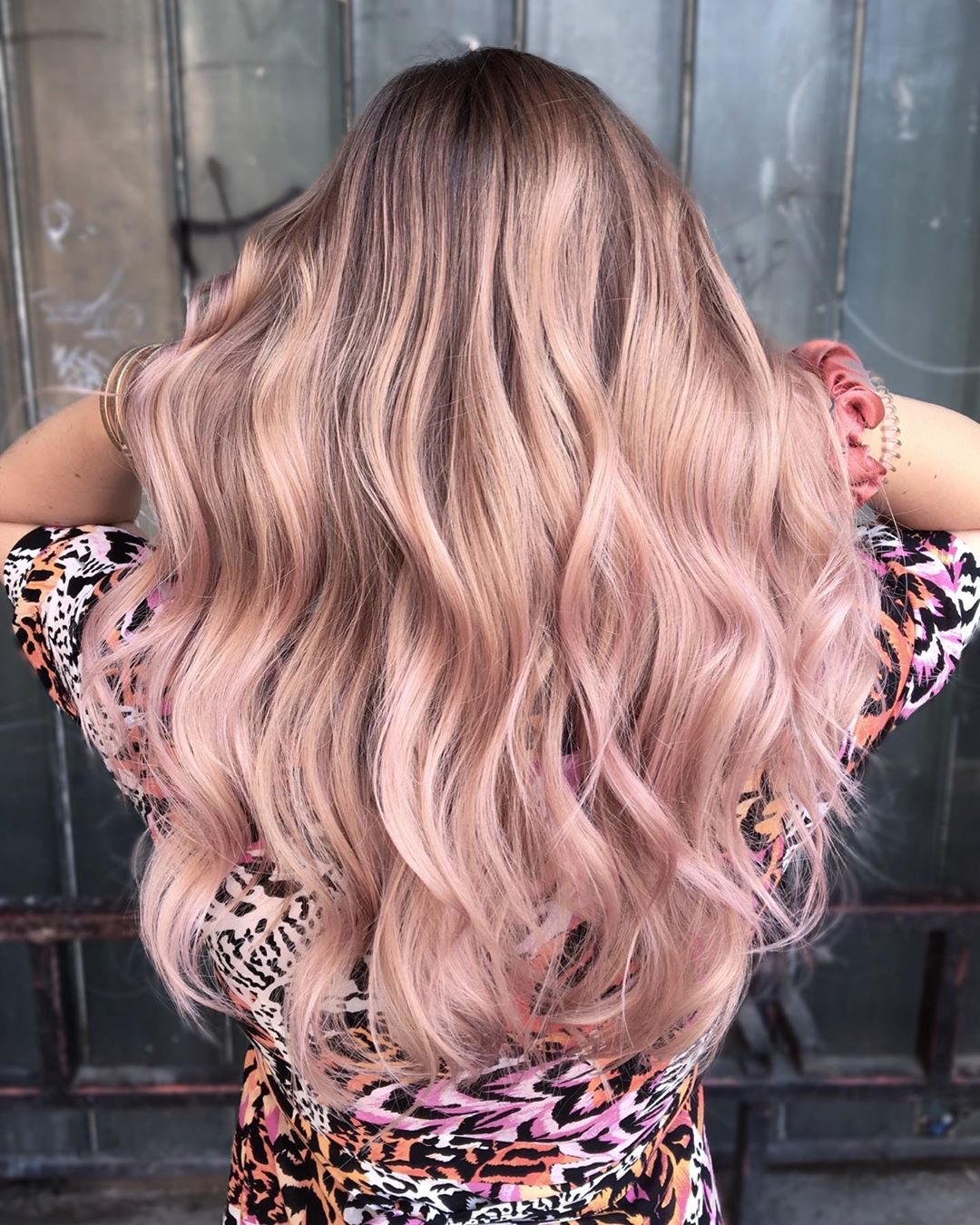 20 trendy long ombre rose gold color hair you can try in autumn and winter