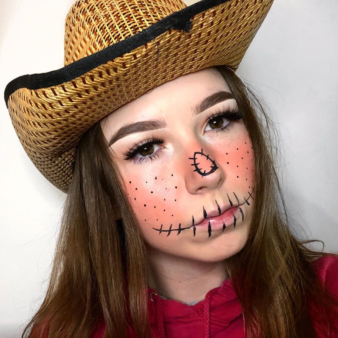 20 natural halloween makeup styles for pretty girls you can diy