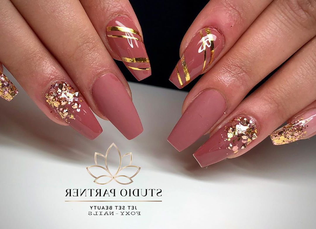 20 rose gold nails styles must inspire you