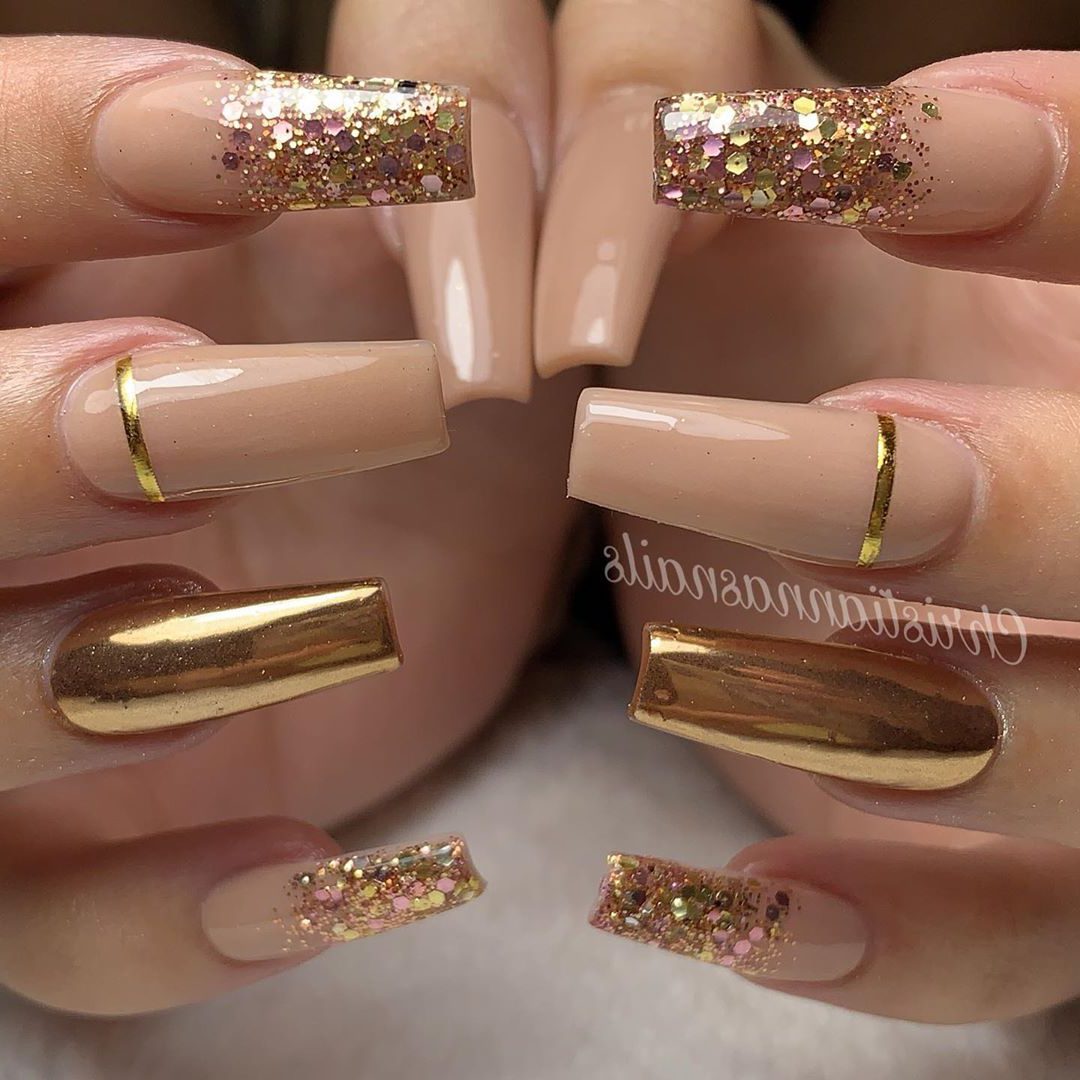 20 rose gold nails styles must inspire you