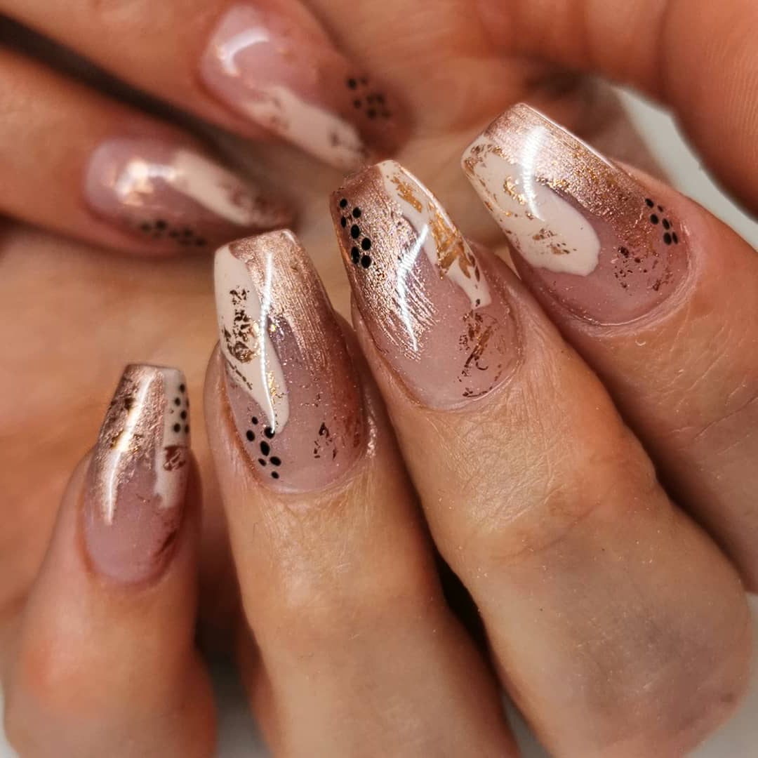 20 rose gold nails styles must inspire you