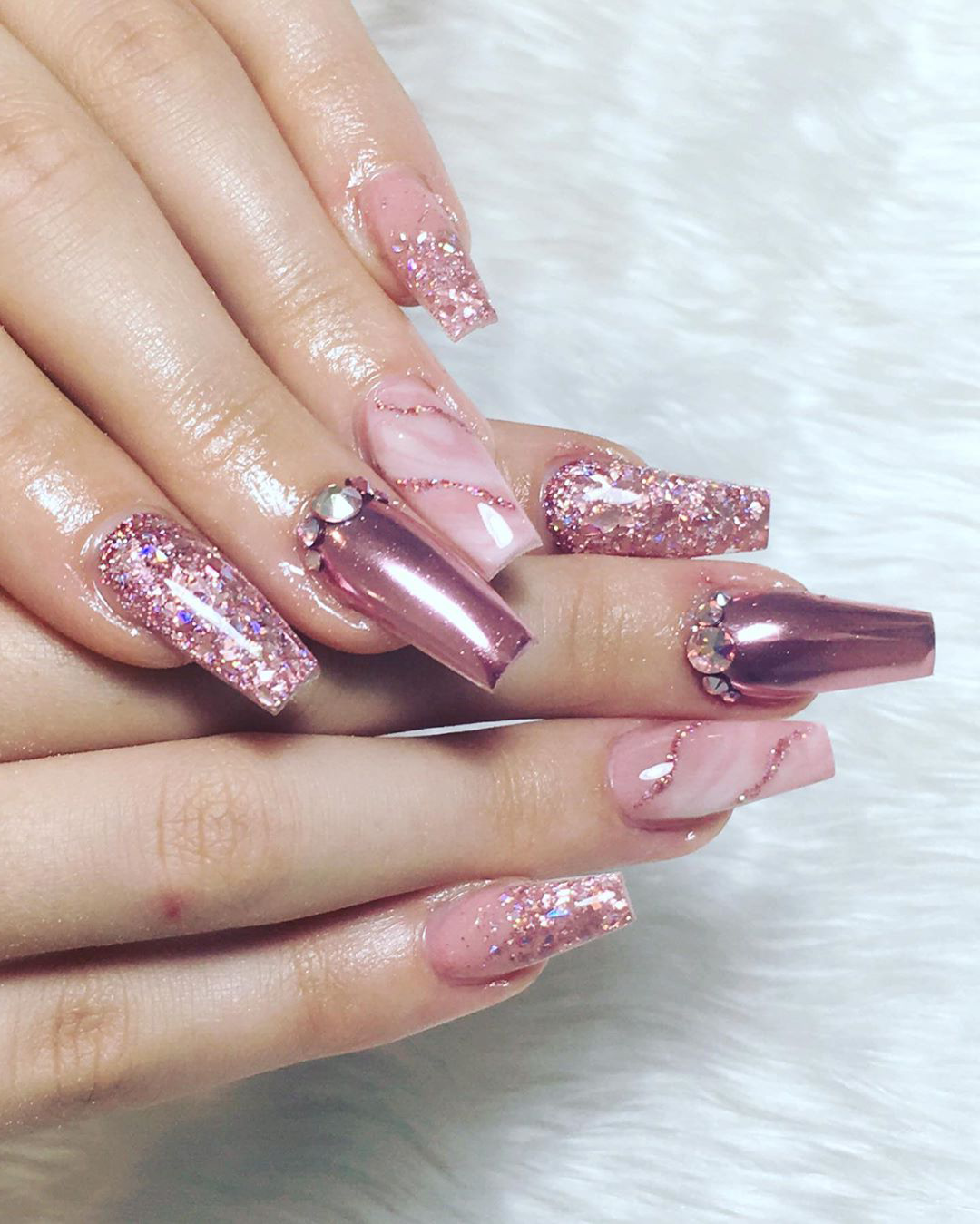 20 rose gold nails styles must inspire you