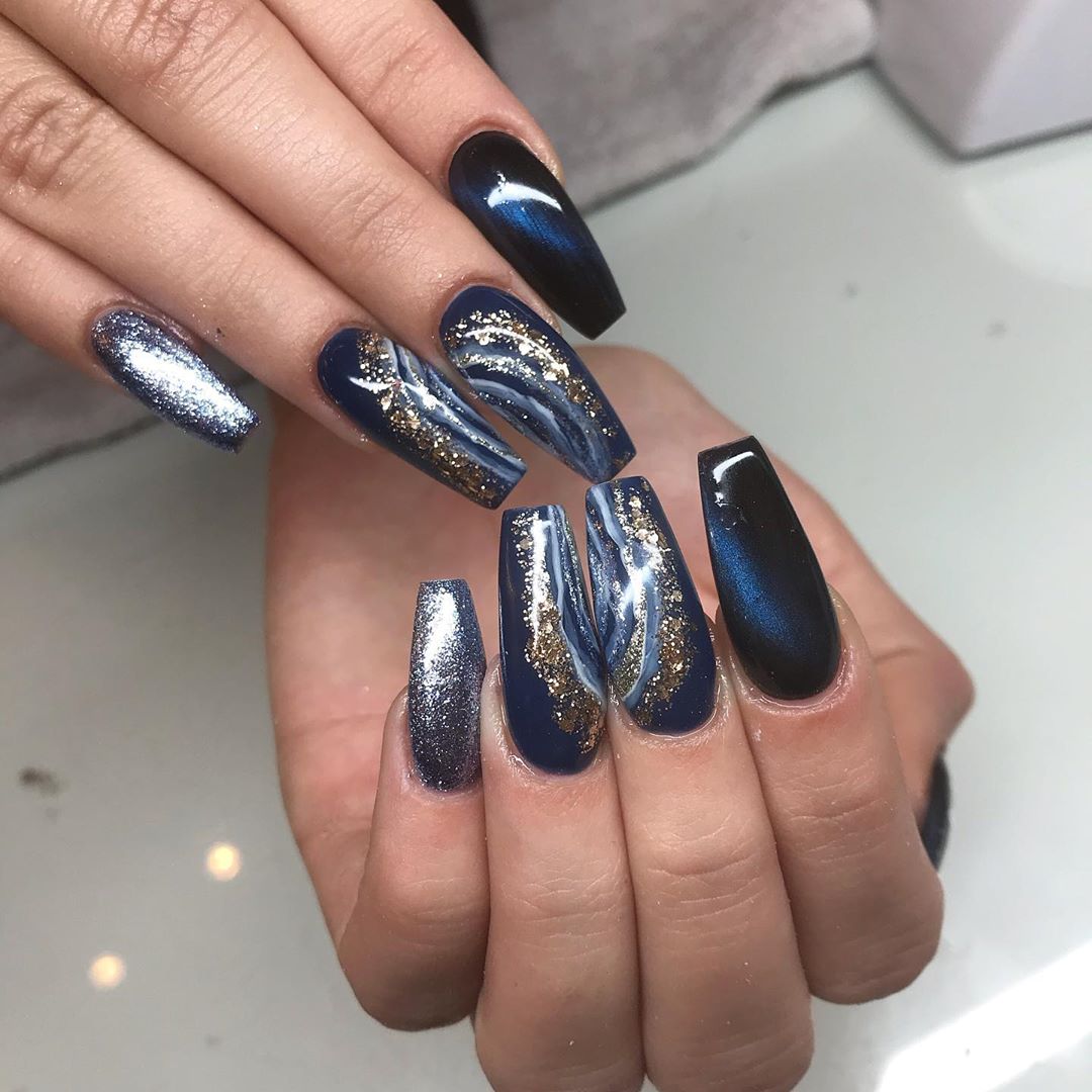 Amazing coffin acrylic nails art design,if you love coffin nails,follow this article, it will told you Why choose acrylic nails design?