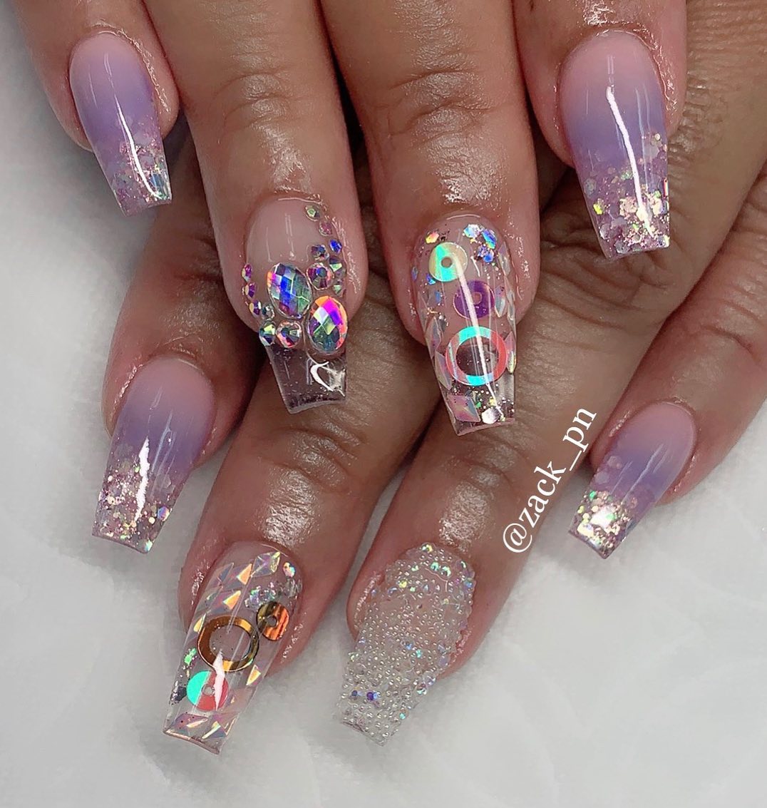 Amazing coffin acrylic nails art design,if you love coffin nails,follow this article, it will told you Why choose acrylic nails design?