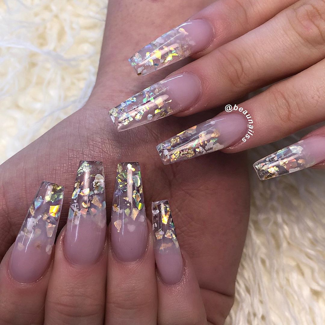 Amazing coffin acrylic nails art design,if you love coffin nails,follow this article, it will told you Why choose acrylic nails design?